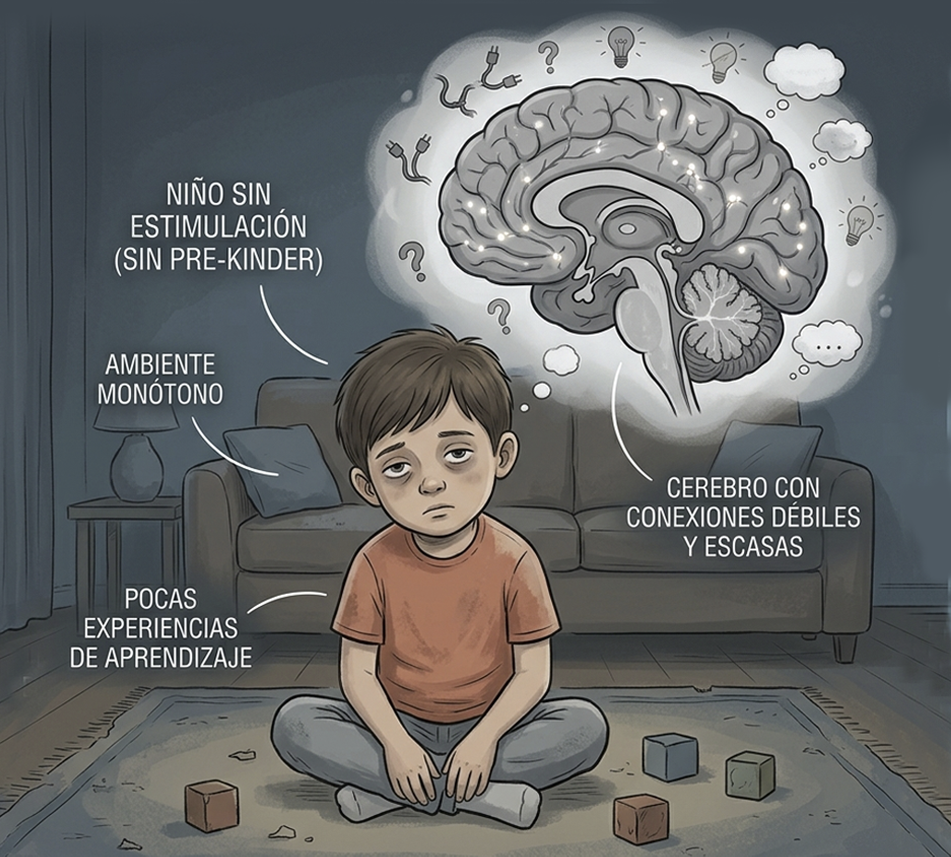 Sin estimulación el cerebro de tu hijo se apaga